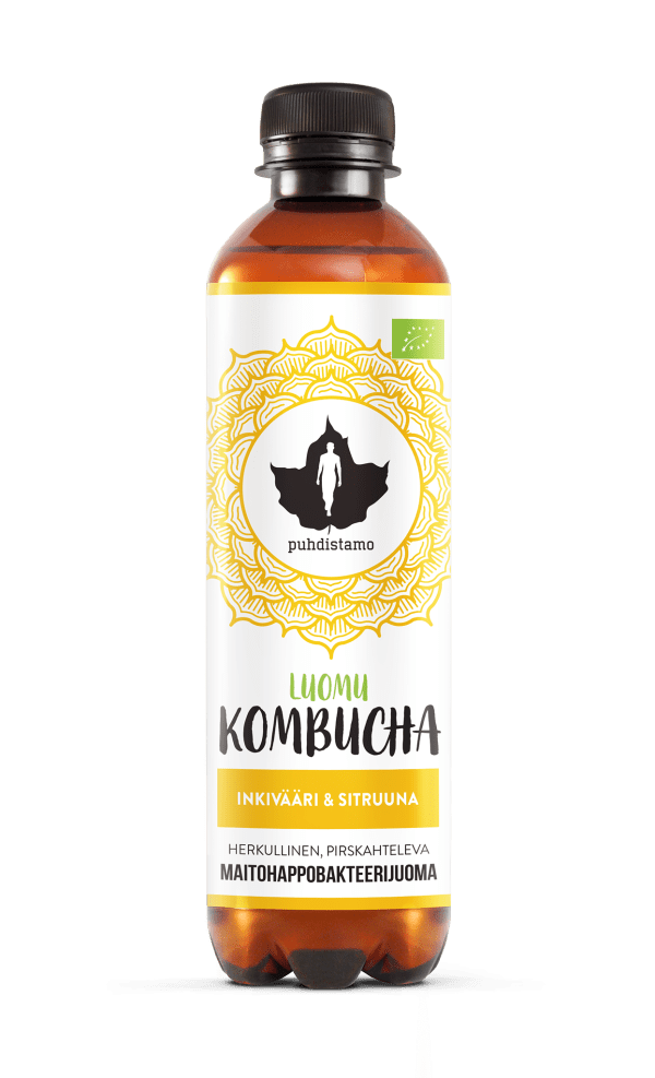 Organic Kombucha Lemon & Ginger of Puhdistamo