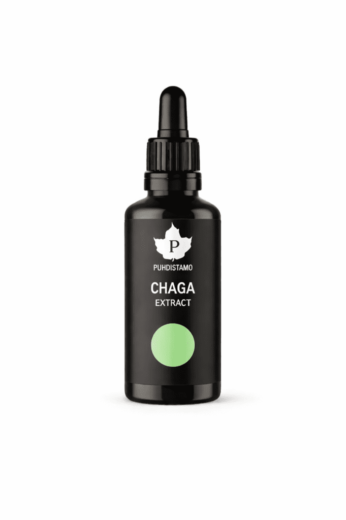 Chaga Extract Liquid Form - 50ml - Puur Nordic - Chaga & Mushrooms