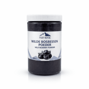 Wilde Bosbessen Poeder 160g - Puur Nordic