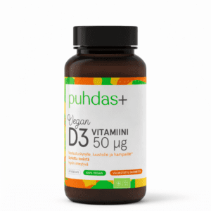 Vegan Vitamine D3 50µg - Puhdas +