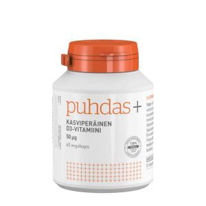 Vegan Vitamin D3 50µg of Puhdas +